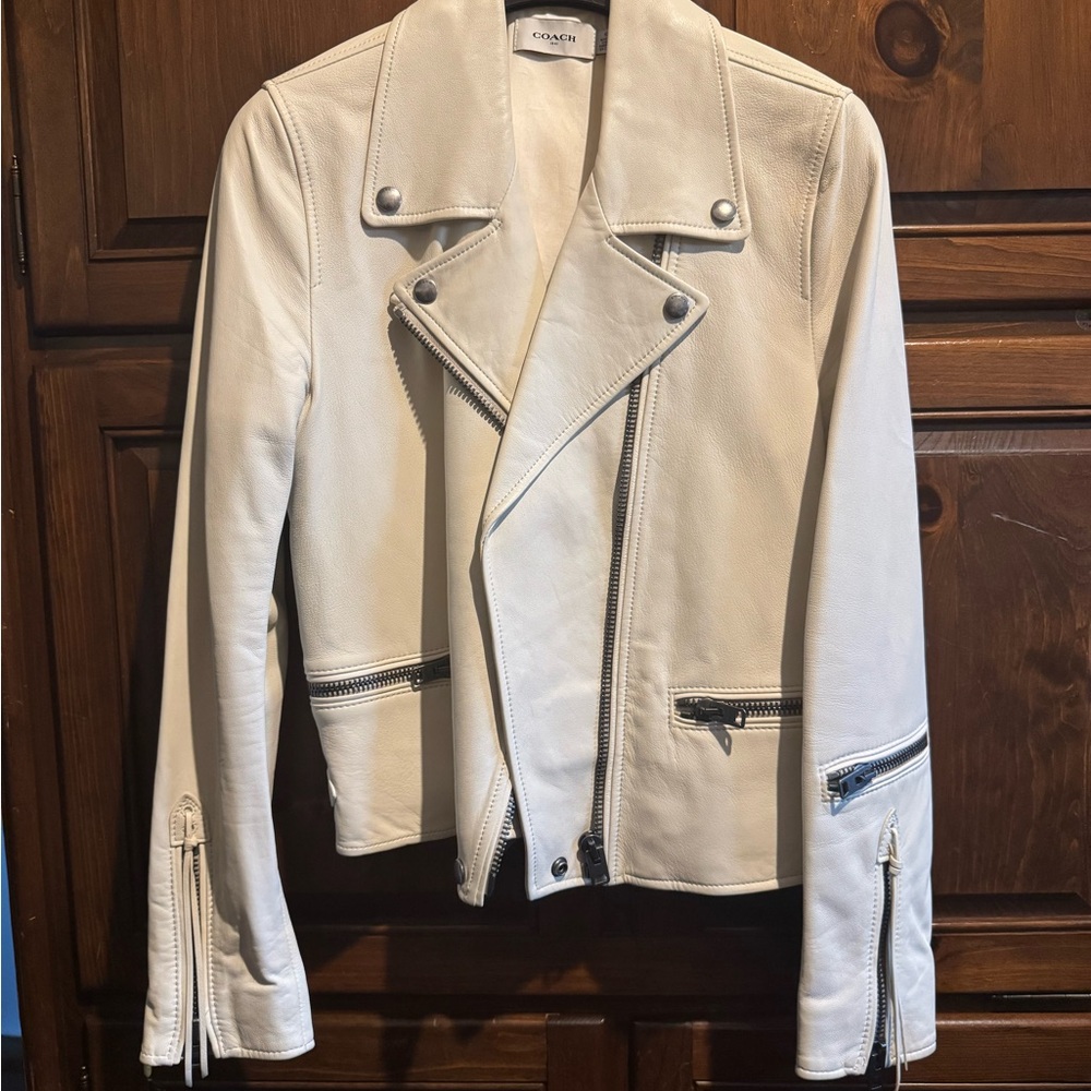 Coach Leather Biker jacket